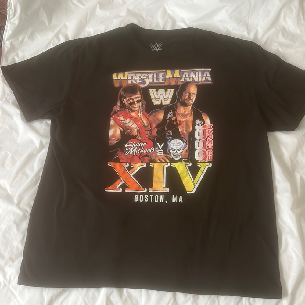 WWE Black WrestleMania Graphic T-Shirt